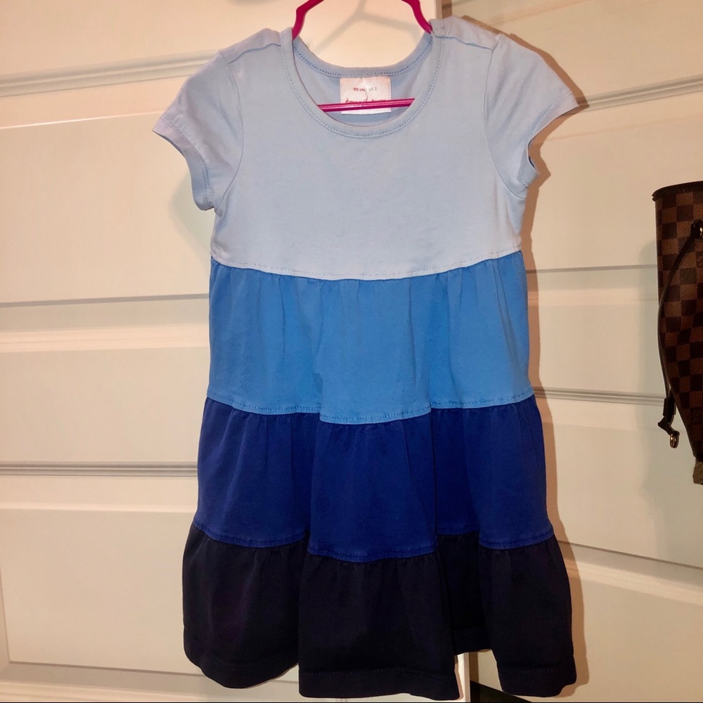 💙Hanna andersson blue twirly dress💙 size 3t